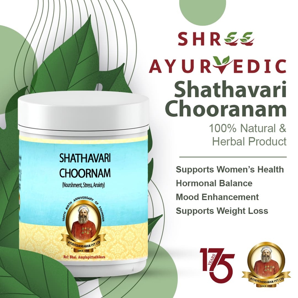 Shathavari Choornam - Support Hormonal Balance & Enhance Reproductive Health