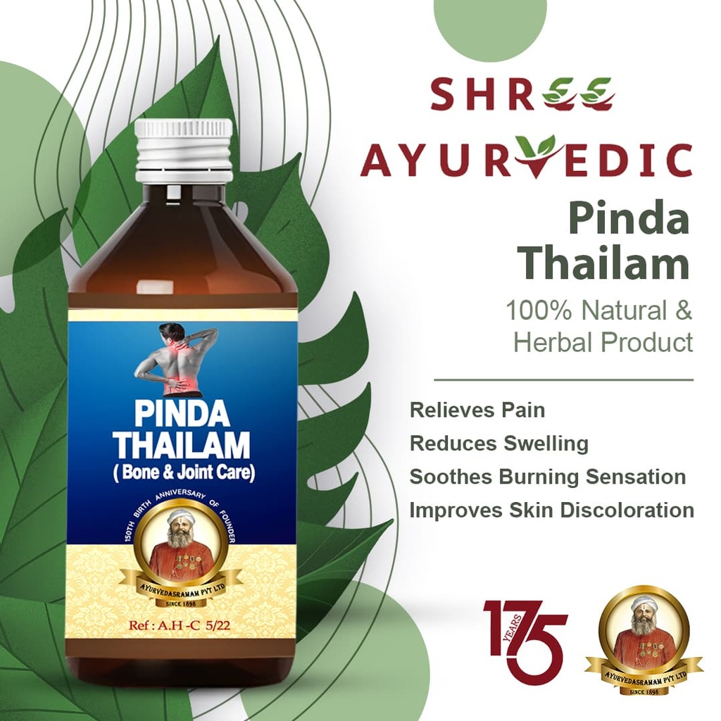 Pinda Thailam - Relieves Joint Pain & Inflammation