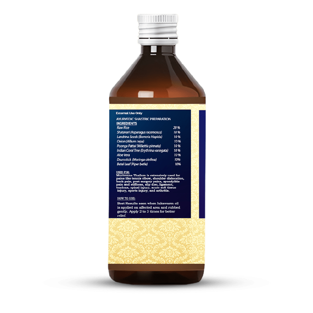 Murivenna Thailam - Ayurvedic Oil for Joint Pain and Stiffness