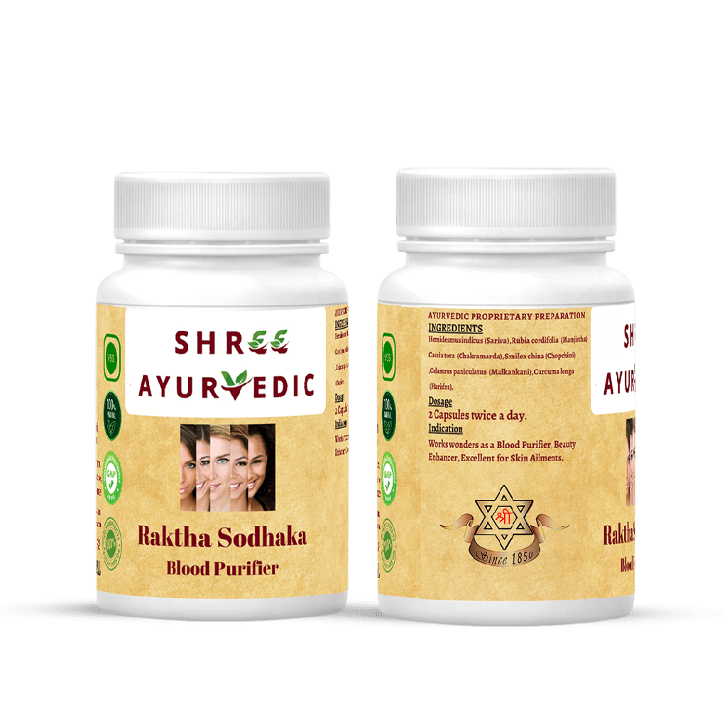 Raktha Sodhaka Capsules - Natural Blood Purifier for Healthy Skin