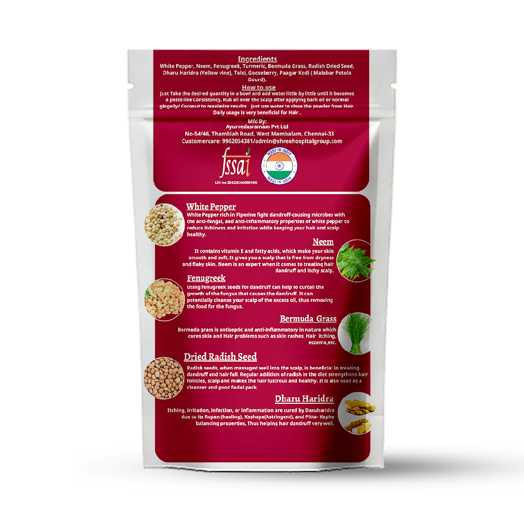 Anti-Dandruff Pack - Natural Solution for a Healthy, Flake-Free Scalp
