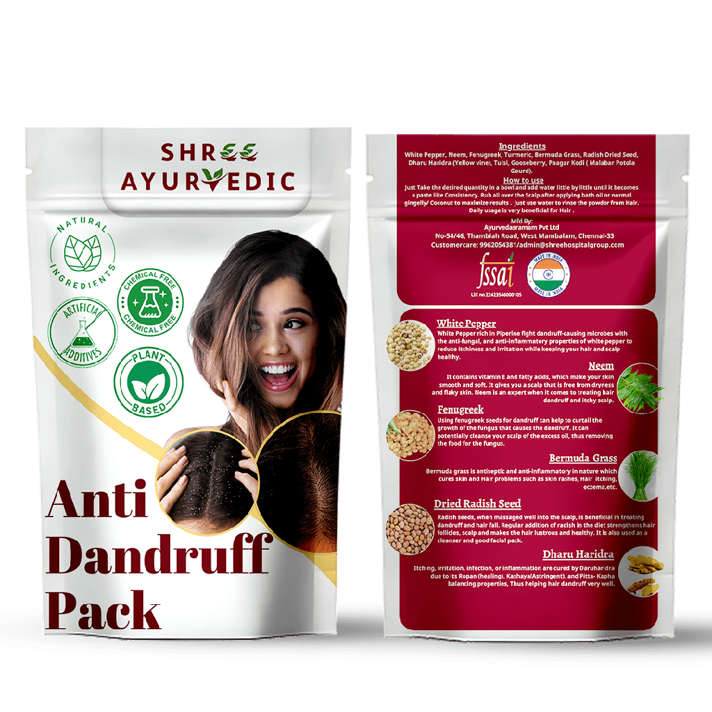 Anti-Dandruff Pack - Natural Solution for a Healthy, Flake-Free Scalp