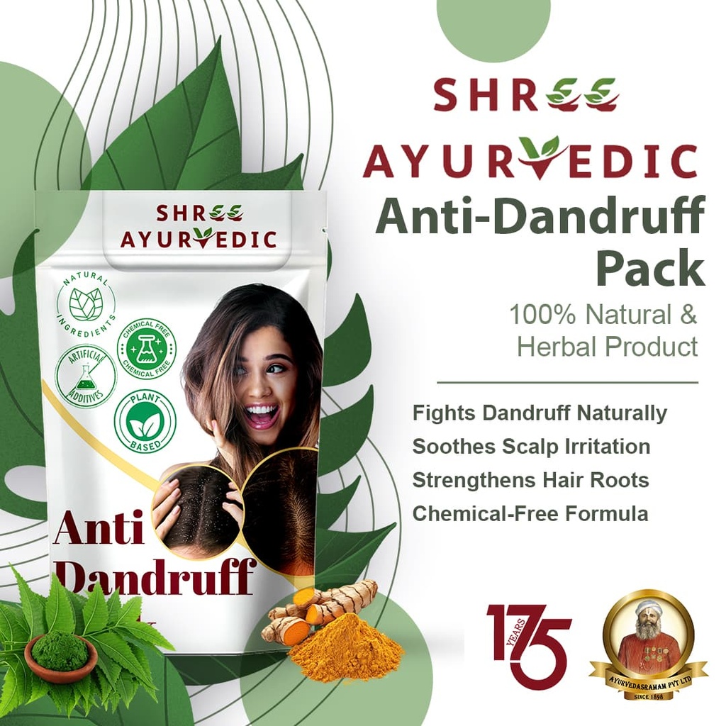 Anti-Dandruff Pack - Natural Solution for a Healthy, Flake-Free Scalp