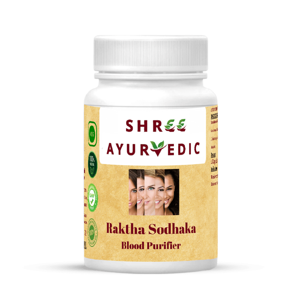 Raktha Sodhaka Capsules - Natural Blood Purifier for Healthy Skin